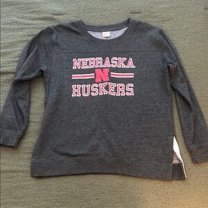 Gray and Red Sweatshirt